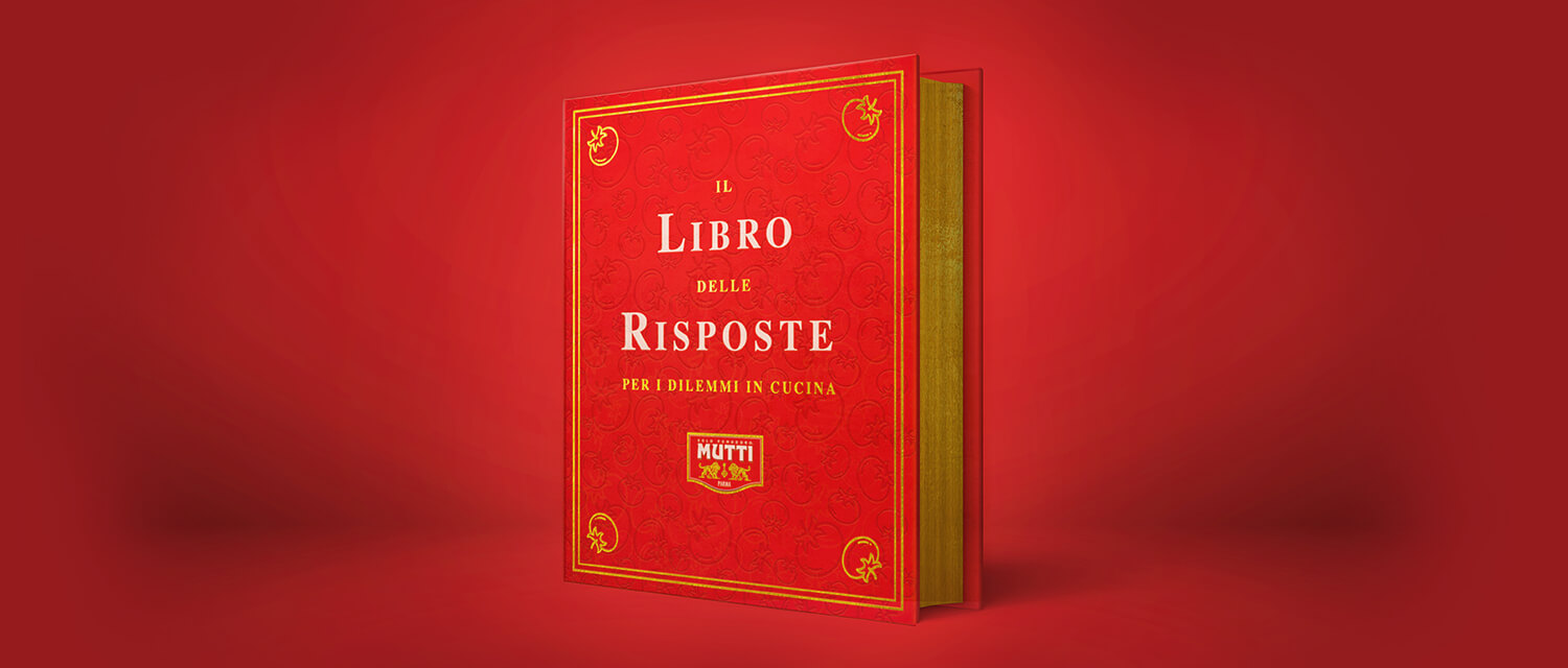 Copertina del Libro delle Risposte per i dilemmi in Cucina Mutti