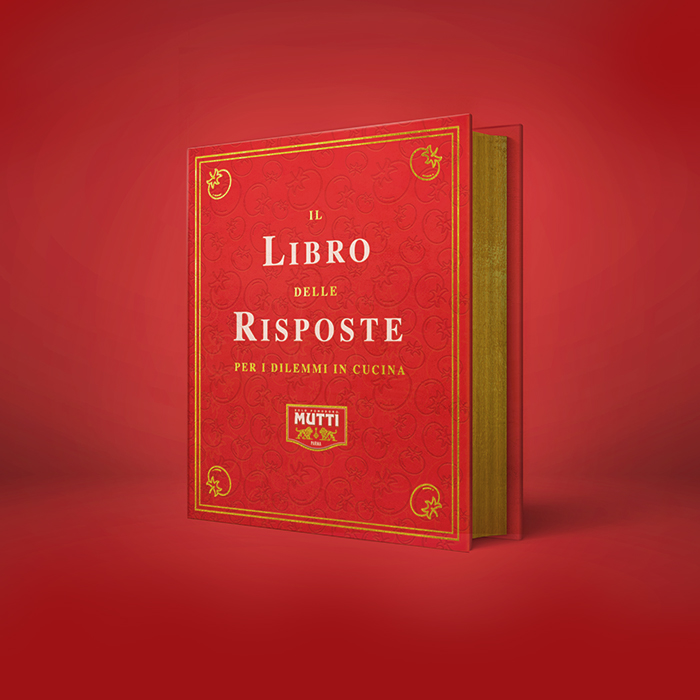 Copertina del Libro delle Risposte per i dilemmi in Cucina Mutti